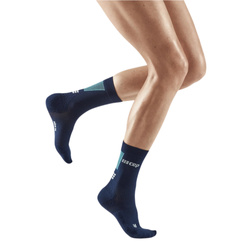 Damskie krótkie skarpetki kompresyjne CEP Ultralight Mid Cut v3