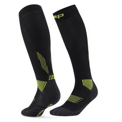 Damskie długie skarpety kompresyjne sportowe CEP 5.0 Core Run Podkolanówki