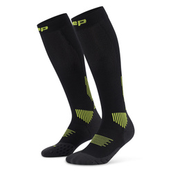 Męskie długie skarpety kompresyjne sportowe CEP 5.0 Core Run Podkolanówki