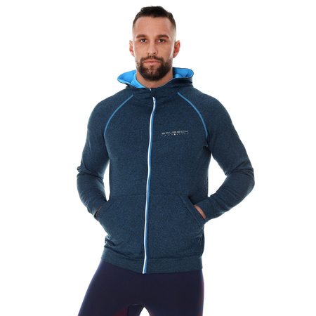 Bluza męska Brubeck FUSION Termoaktywna rozpinana z kapturem OUTDOOR