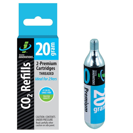 Naboje gazowe gwintowane Genuine Innovations CO2 Refills 20 g 2pak