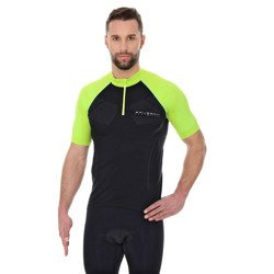 Koszulka rowerowa Brubeck z krótkim rękawem Termoaktywna na zamek UNISEX