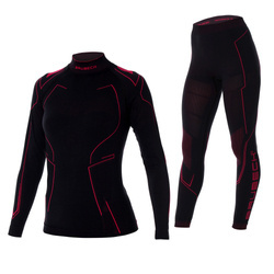 Bielizna termoaktywna damska na motor Brubeck COOLER - ZESTAW (bluza + spodnie)