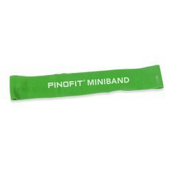 PINOFIT Miniband Taśma typu obręcz Guma do ćwiczeń Limonkowa - lekko mocna
