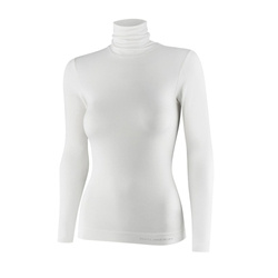 Koszulka damska z długim rękawem BRUBECK COMFORT MERINO Bielizna termoaktywna z golfem Wełna Merynosa