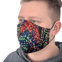 Maseczka na twarz Maska ochronna bawełniana wielorazowego użytku z kieszonką na filtr