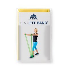 Taśma PINOFIT Band Guma do ćwiczeń Żółta - lekka 2 m / 14 cm