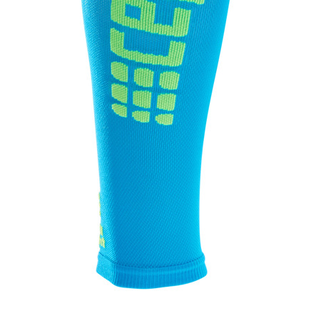 Damskie opaski kompresyjne łydki CEP ultralekkie nogawki jasno niebieskie