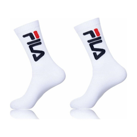 Klasyczne białe skarpetki FILA TENNIS SOCKS URBAN COLLECTION 2 Pary