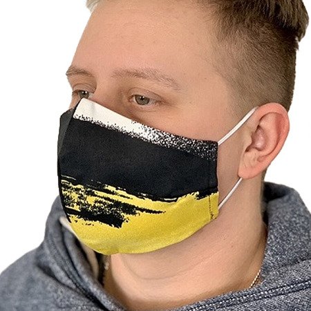 Maseczka na twarz Maska ochronna bawełniana wielorazowego użytku z kieszonką na filtr