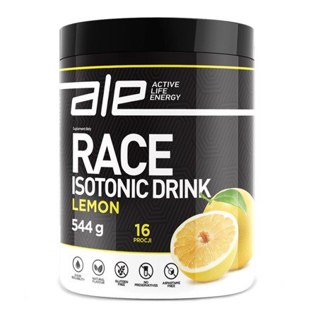 Napój izotoniczny w proszku ALE Race Isotonic Drink Lemon Cytrynowy 544 g