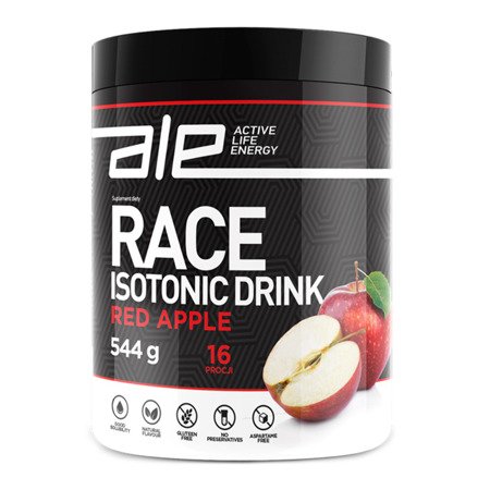 Napój izotoniczny w proszku ALE Race Isotonic Drink Red Apple Jabłkowy 544 g