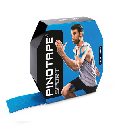 Pino Tape Pro Sport Taśma do kinesiotapingu dla sportowców Rolka 5cm x 31m niebieska
