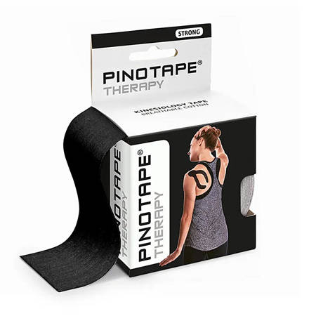 Pino Tape Pro Therapy Taśma do kinesiotapingu rolka 5cm x 5m czarna