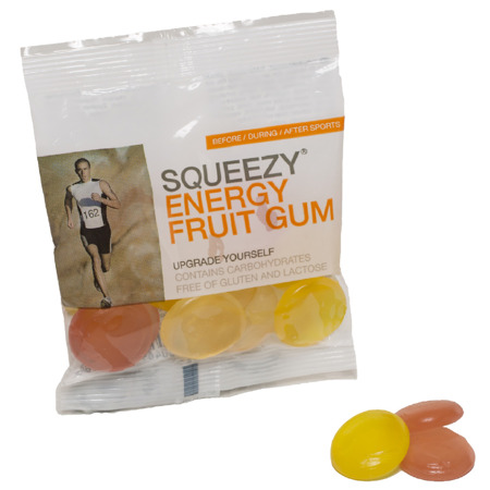 SQUEEZy ENERGY FRUIT GUM Energetyczne Gumy 50 g Owocowe